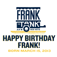 Frank The Tank Set For 1st Birthday Bash at JJ's Red Hots in Dilworth