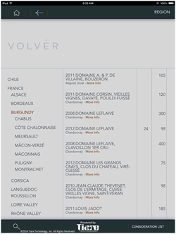 Chef Jose Garces Selects the Tiare Technology Wireless WineList Solution for His Newest Restaurant Volvér