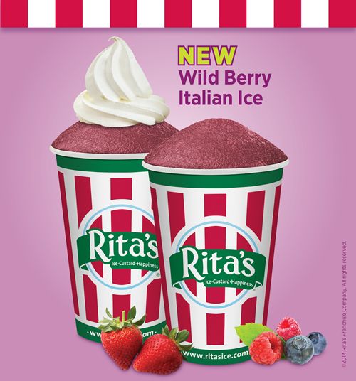 Rita's Italian Ice Celebrates 30 Years With New Wild Berry Italian Ice and "Berry Wild" 30th Birthday Sweepstakes