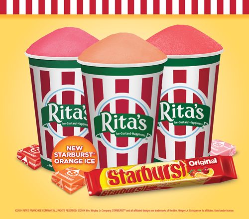 Rita's Italian Ice Introduces STARBURST Orange Italian Ice