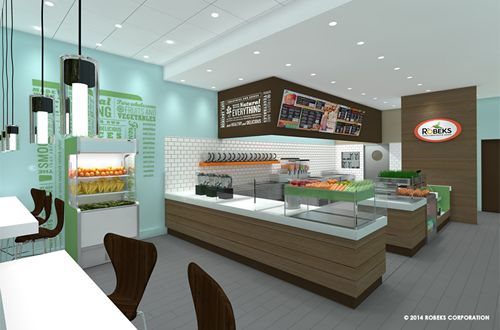 New Robeks Smoothie Franchise Store Design Increases Accessibility and Profits