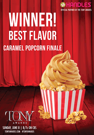 16 Handles Unveils CARAMEL POPCORN FINALE in Support of the 68th Annual Tony Awards