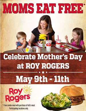 Treat Mom to a Meal at Roy Rogers Restaurants