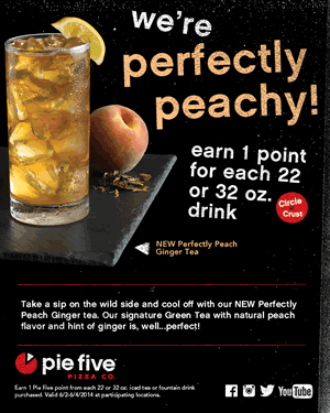 Tea Time Gets Tastier at Pie Five Pizza