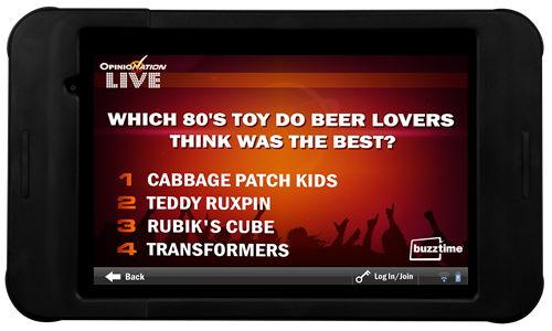 Buzztime Reaches 5 Million Player Registrations, Launches New Game, and Integrates LIVE Gaming Events with Tablets to Help Bars & Restaurants Attract New Customers, Improve Slow Nights