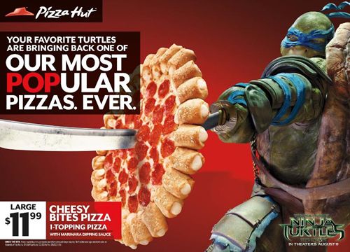 Pizza Hut Powers Teenage Mutant Ninja Turtles In Blockbuster Movie Partnership