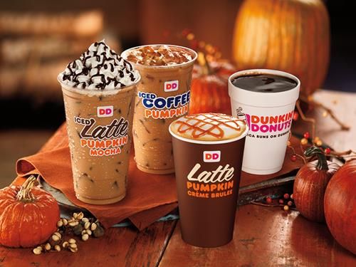 New Pumpkin Creme Brulee Coffee And Lattes Join Dunkin' Donuts' Fall Lineup In September
