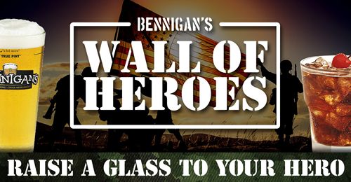 Bennigan's at Tysons Corner to Host "Happy Hour with a Hero"