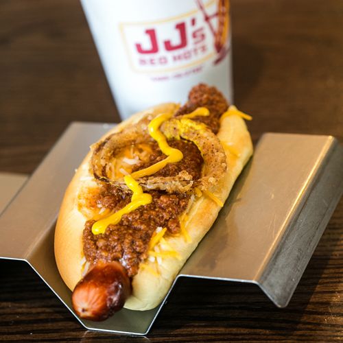 JJ's Red Hots and WCCB Charlotte Team up to Create "The Flash Dog" in Anticipation of the October 7th Premiere of "The Flash" on The CW