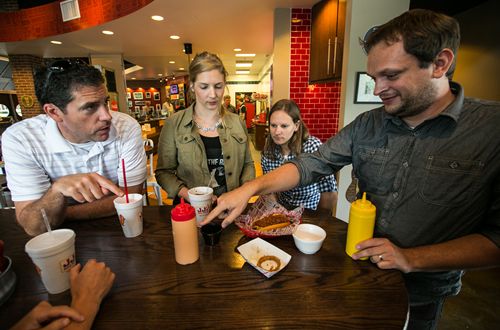 JJ's Red Hots and WCCB Charlotte Team up to Create "The Flash Dog" in Anticipation of the October 7th Premiere of "The Flash" on The CW