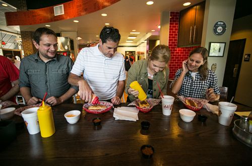 JJ's Red Hots and WCCB Charlotte Team up to Create "The Flash Dog" in Anticipation of the October 7th Premiere of "The Flash" on The CW