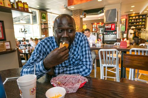 JJ's Red Hots and WCCB Charlotte Team up to Create "The Flash Dog" in Anticipation of the October 7th Premiere of "The Flash" on The CW