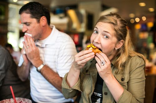 JJ's Red Hots and WCCB Charlotte Team up to Create "The Flash Dog" in Anticipation of the October 7th Premiere of "The Flash" on The CW