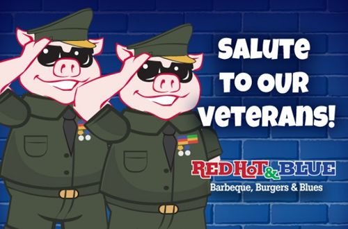 Red Hot & Blue Restaurants Offers Veterans Day Discounts For Three Days