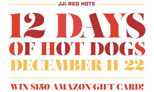 JJ's Red Hots Invites Fans to Create Their Own Hot Dog During 12 Days of Hot Dogs Promotion