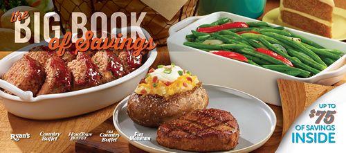 Ryan's, HomeTown Buffet and Old Country Buffet Offer 'Big Book of Savings' to Benefit Armed Services YMCA
