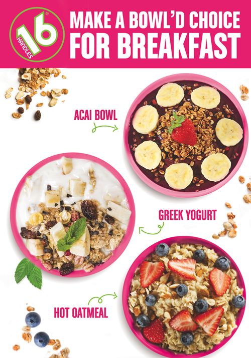 16 Handles Entering Breakfast World