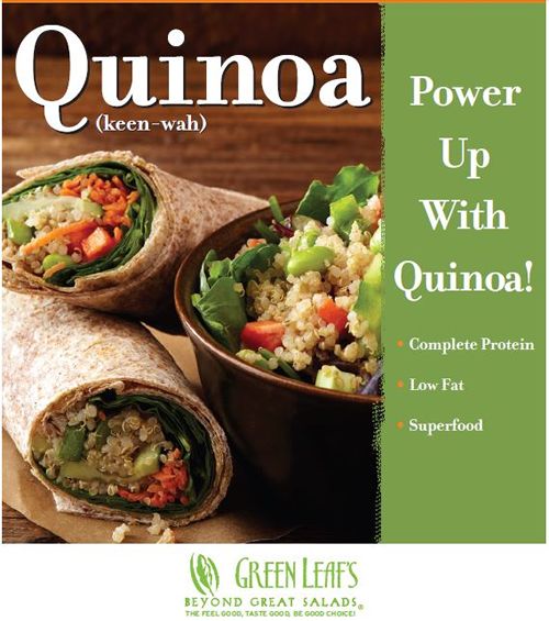 Green Leaf's Restaurants Adds Sesame Asian Quinoa to Menu