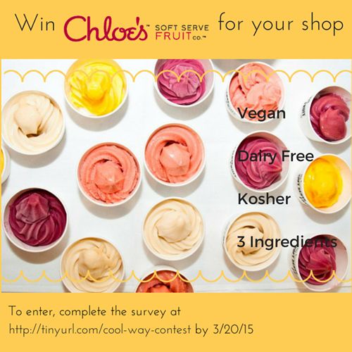 IFYA and Chloe's Soft Serve Fruit Co. Launch The Cool Way to Eat Fruit Contest