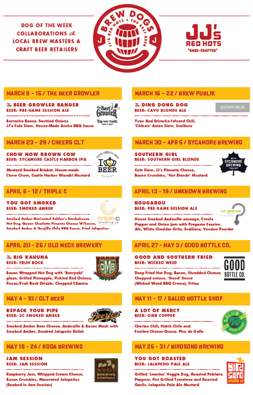 JJ's Red Hots Expands 'Brew Dogs' for 2015