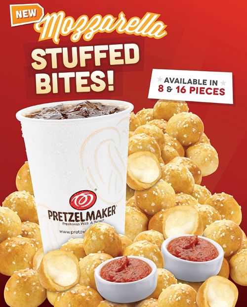 Pretzelmaker Launches New Mozzarella Stuffed Bites