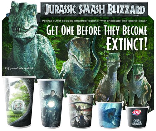 The Dairy Queen System Announces Jurassic Smash Blizzard and Promotional Partnership for Jurassic World