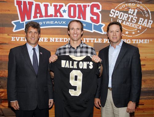 Drew Brees Joins the Walk-On's Team
