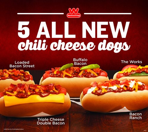 Wienerschnitzel Introduces Five New Chili Cheese Dog Creations