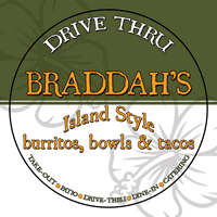 Fast-casual Braddah's Island Style - burritos, bowls & tacos to be featured on The Cooking Channel's "Taco Trip."