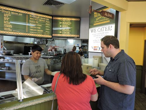 Fast-casual Braddah's Island Style - burritos, bowls & tacos to be featured on The Cooking Channel's "Taco Trip."