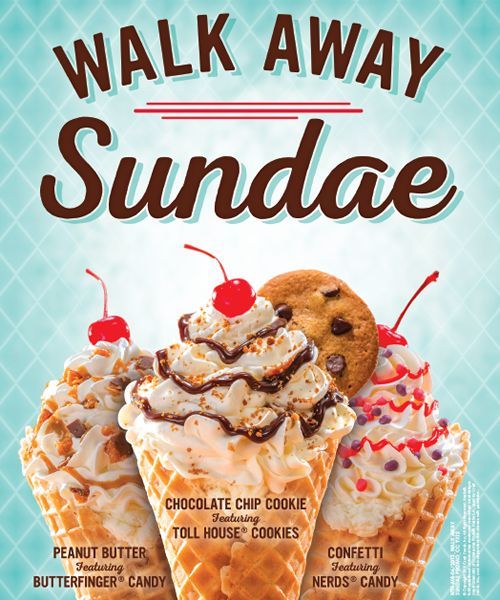 Nestlé Toll House Café by Chip Urges Guests to Walk-Away with a Sundae this Summer