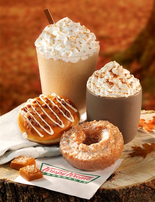 New Salted Caramel Latte and Salted Caramel Latte Doughnut Highlight Krispy Kreme's Lineup of Fall Flavor Offerings