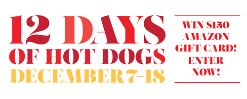 JJ's Red Hots Invites Fans to Create Their Own Hot Dog In 3rd Annual 12 Days of Hot Dogs Promotion