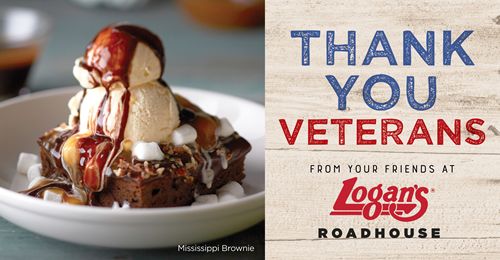 Logan's Roadhouse Invites Public to Help Thank a Military Service Member with Veterans Day Offer