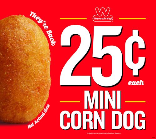 Wienerschnitzel Brings Back Mini Corn Dogs at a Huge Value
