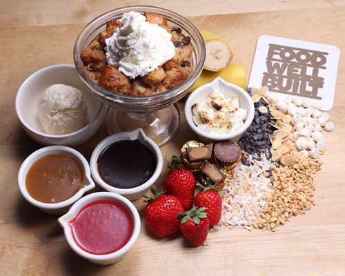Bread Pudding Ala STACKED: Food Well Built