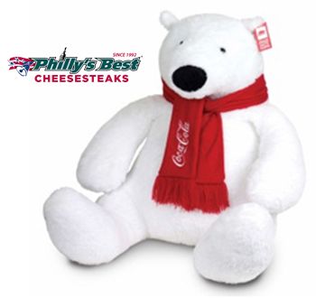 Warm Up the Holidays with a Giant Coca-Cola Polar Bear at Philly's Best