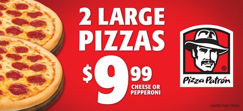 Pizza Patrón Kicks Off 2016 with 1986 Prices