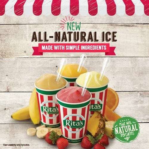 Rita's Italian Ice Launches All-Natural Italian Ice in Stores Nationwide