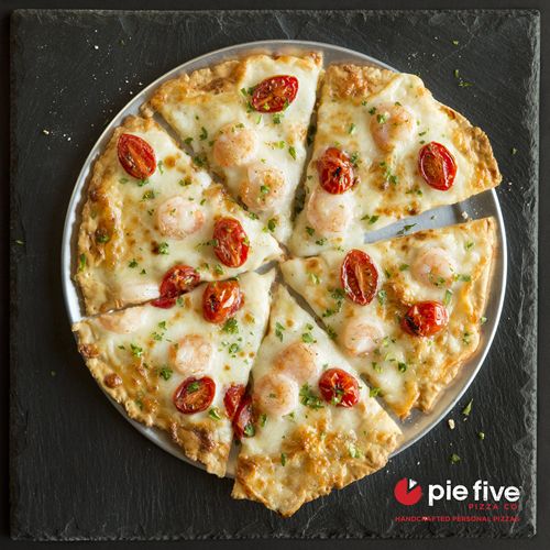 Pie Five Rocking the Boat with New Shrimp Scampi-zza