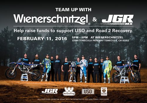 Pro Motocross Team Takes Over Wienerschnitzel for Charity