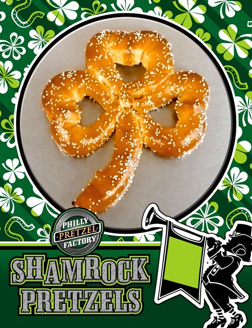 Philly Pretzel Factory Celebrates St. Patrick's Day with Shamrock Pretzel Giveaway
