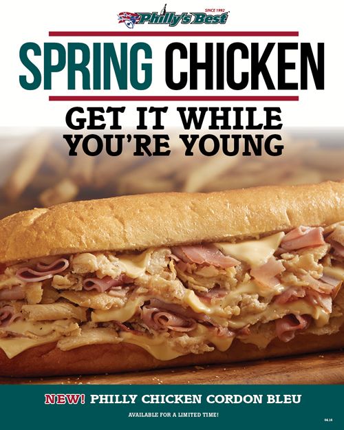 Philly's Best Introduces the New Philly Chicken Cordon Bleu