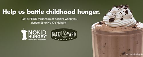 Back Yard Burgers Fights Against Child Hunger by Teaming Up with No Kid Hungry