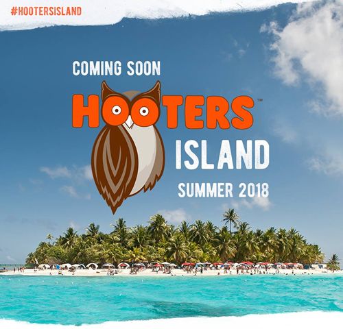 Hooters Buys Private Island - Offers Customers Chance to Win a Trip to an Island off the Coast of Mexico