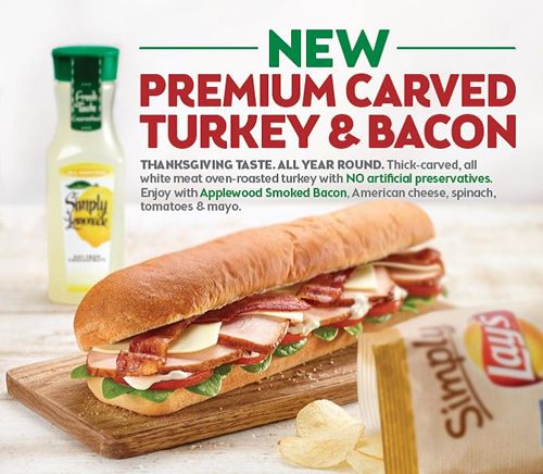 SUBWAY Sandwich Shop Introduces Thick Cut Carved Turkey to Permanent Menu Nationwide