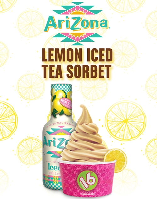 16 Handles and AriZona Beverages Celebrate National Iced Tea Month