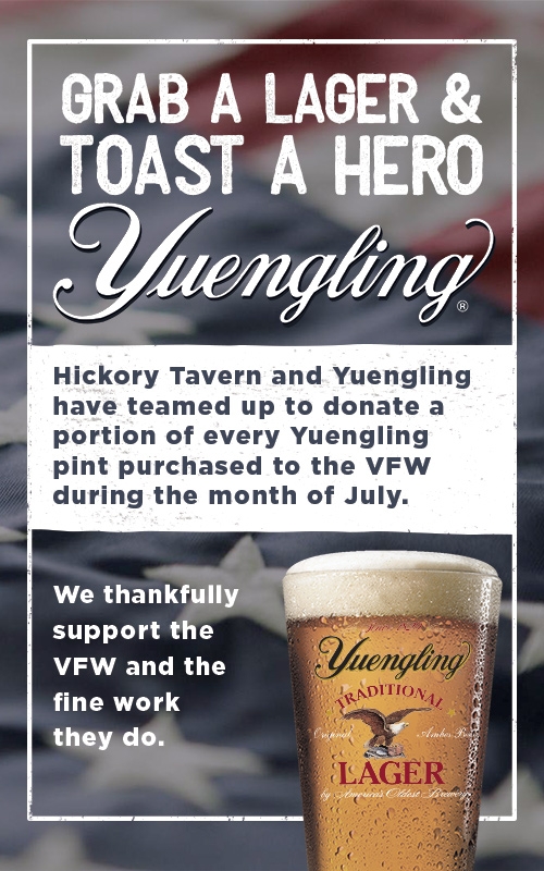 Hickory Tavern Raises Money for Veterans of Foreign Wars During Month of July