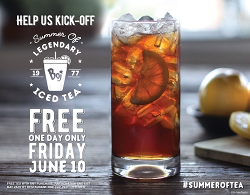 Make Your Summer Legendary: It's the #SummerOfTea at Bojangles'