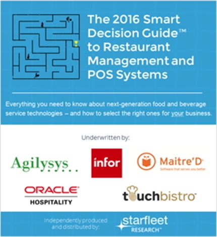 Restaurant Management and POS Systems: Definitive Guide Explains the Whys, Whats and Hows of Next-Generation Technologies